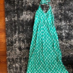 LOFT Maxi Halter Dress